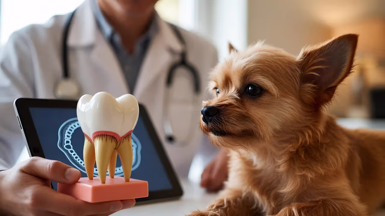 Small breeds often need dental care earlier due to crowded teeth.